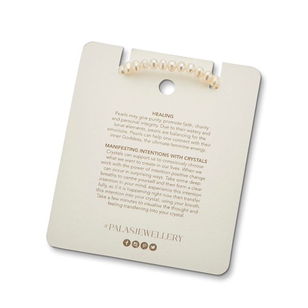 Pearl Healing Gem Bracelet | Palas