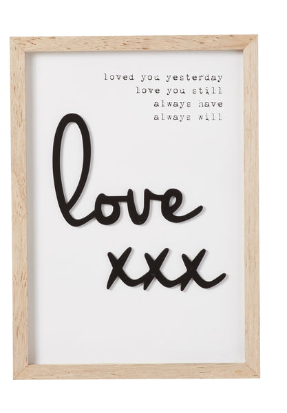 Love Wall Plaque