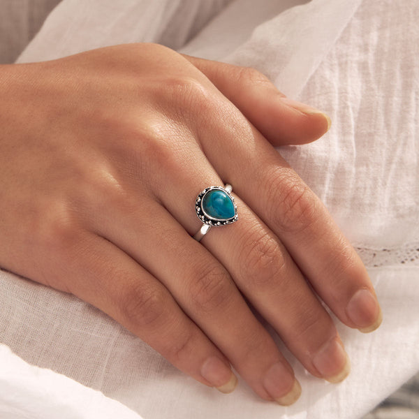 Empyrean Chrysocolla Ring