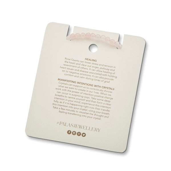 Rose Quartz Healing Gem Bracelet | Palas