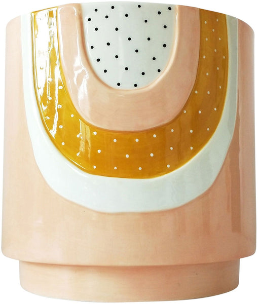 Woodstock Pink Rainbow Pot