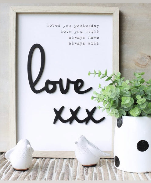 Love Wall Plaque