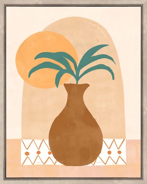 Clay Vase Framed Wall Art