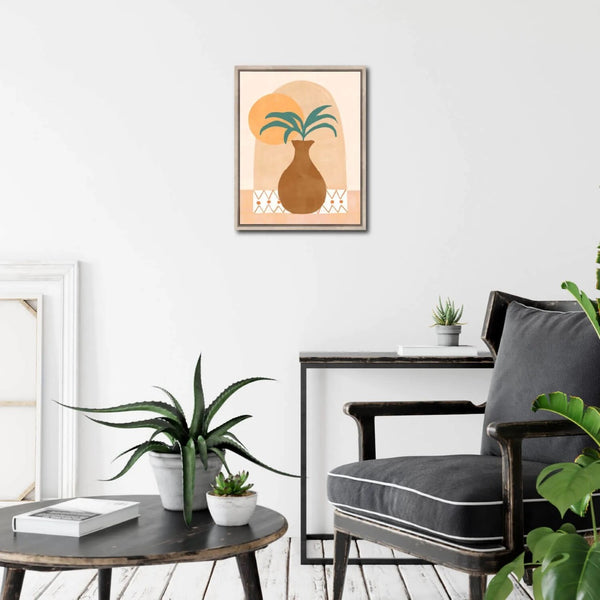 Clay Vase Framed Wall Art