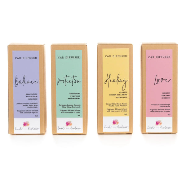 Love Crystal Infused Car Diffuser