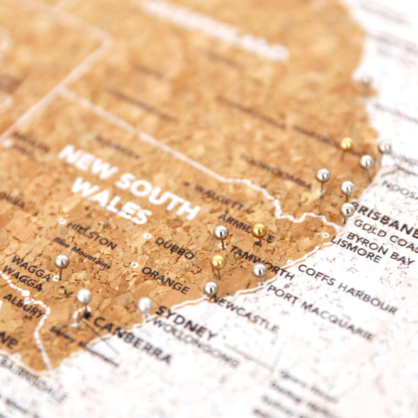 Australia Map Travel Board | Small