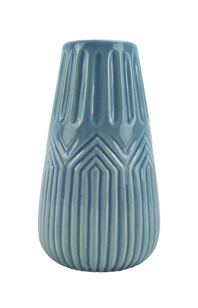 Blue Zari Vase
