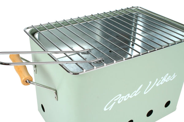 Portable Charcoal Beach BBQ | Sage