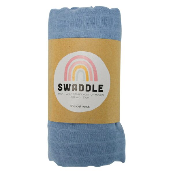 Muslin Swaddle | Blue