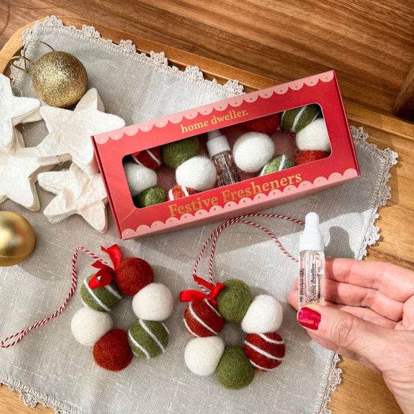 Felt Festive Fresheners | Flower & Fir Tree