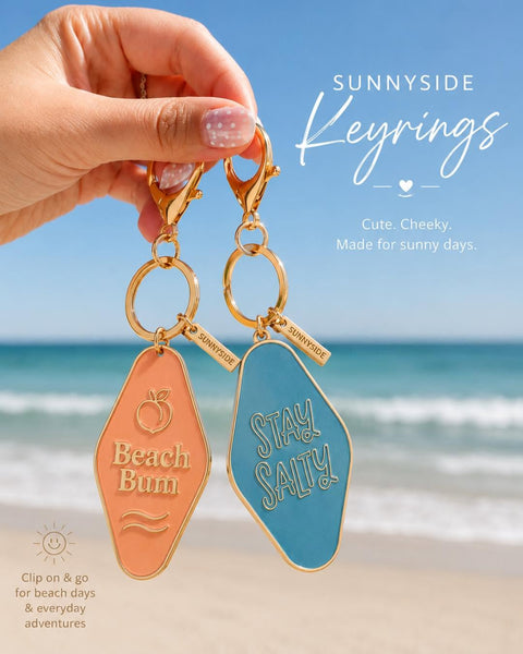 Stay Salty Sunnyside Keyring