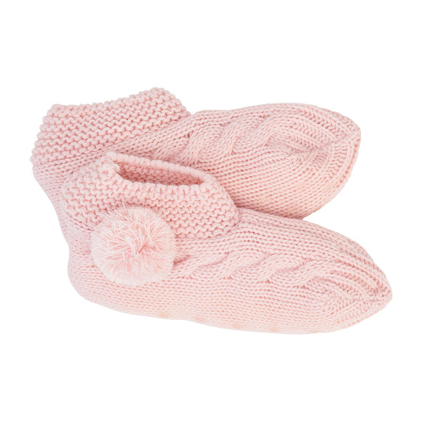 Petal Pink Slouchy Slipper