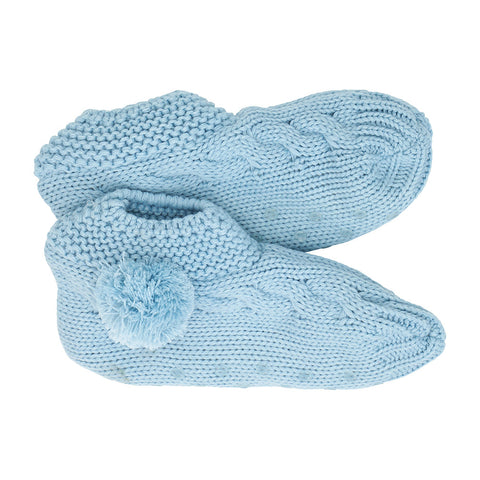 Sky Blue Slouchy Slippers