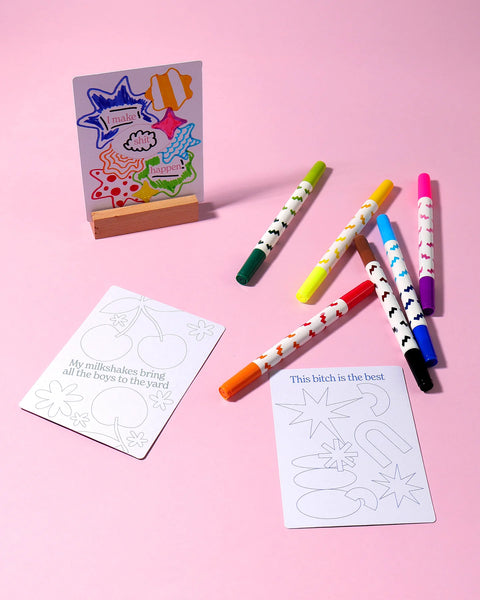 Colour Your Own Adult Affirmation Cards | Journey of Something