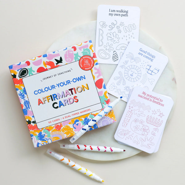 Colour Your Own Affirmation Cards | Journey of Something