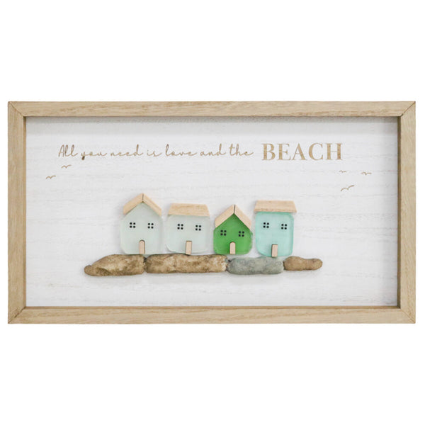 All You Need Sea Glass Wall Art