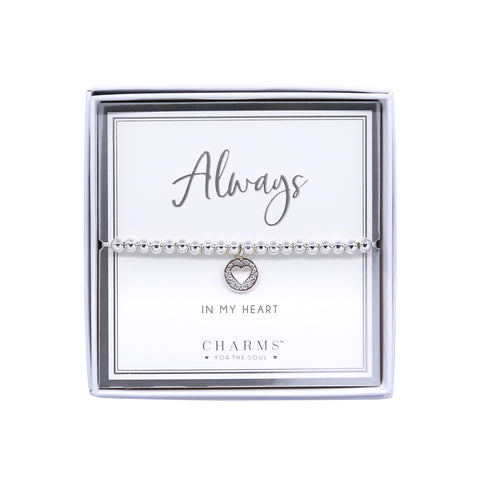 Always In My Heart Bracelet | Charms For The Soul