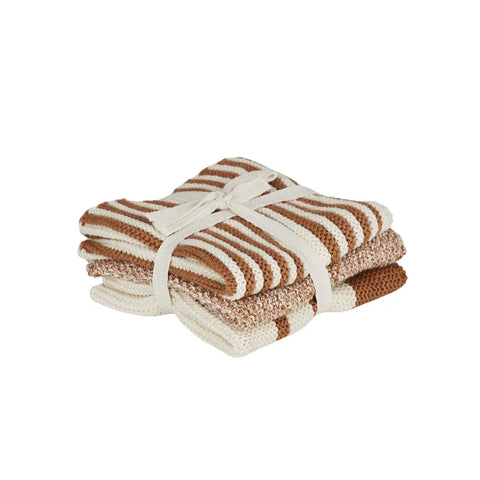 Amy Cotton Knit Cloth Set | Terracotta