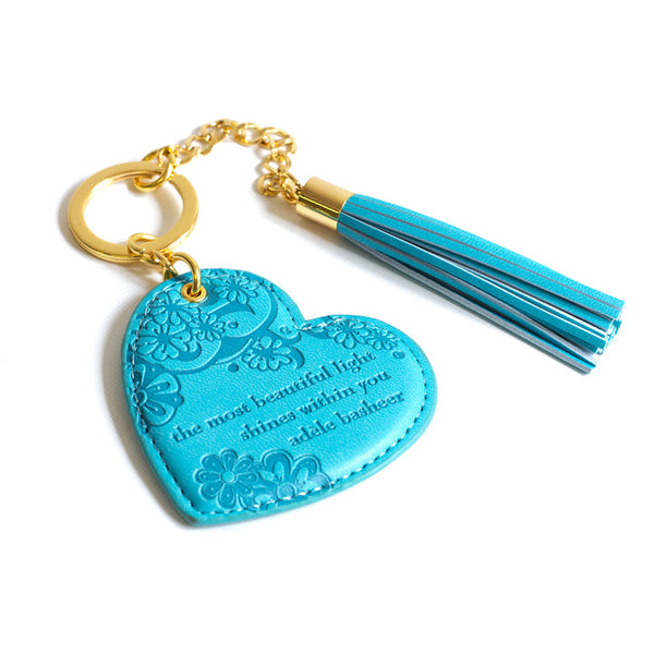 Heart Keyring | Azure