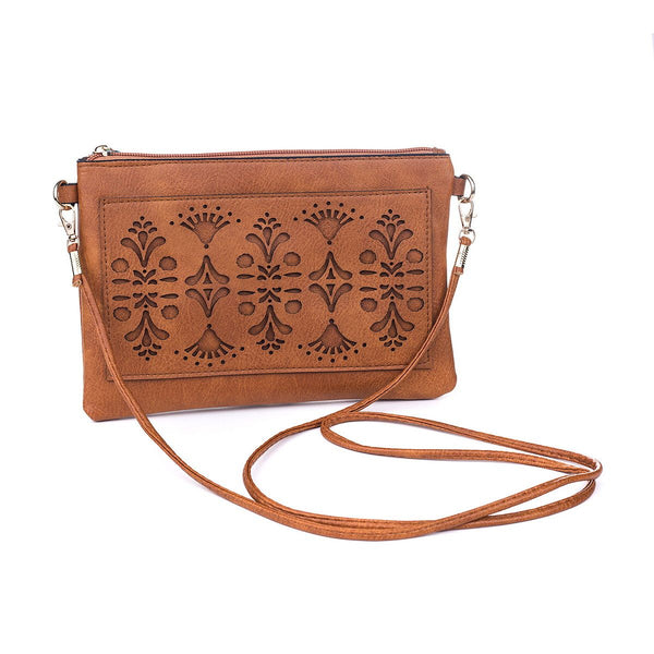Lisa Brown Crossbody Bag