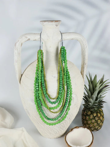 Green Rainforest Necklace
