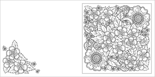 Breath & Bloom Happy Thoughts Colouring Book