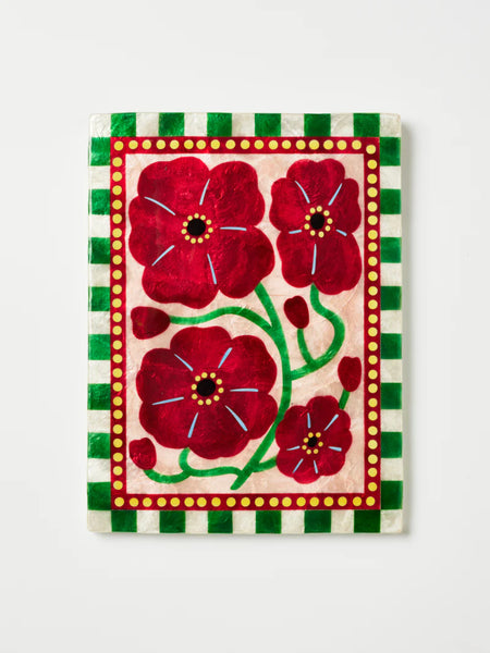 Bloom Nouveau Wine Rectangle Wall Tile