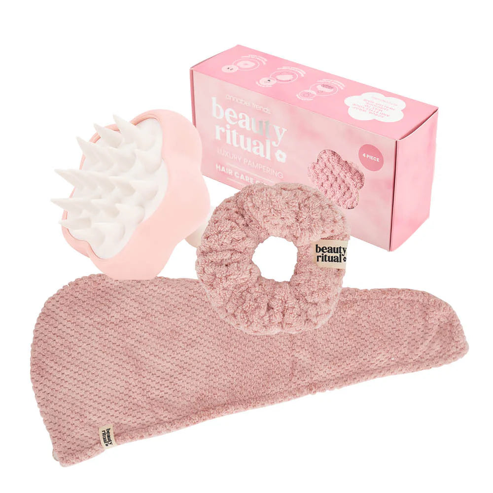 Beauty Ritual Pink Hair Care Gift Box