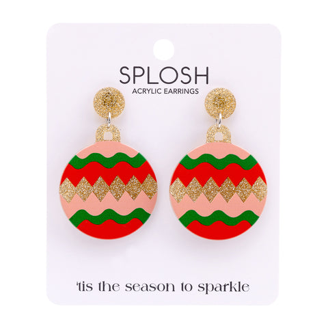 Christmas Bauble Earrings
