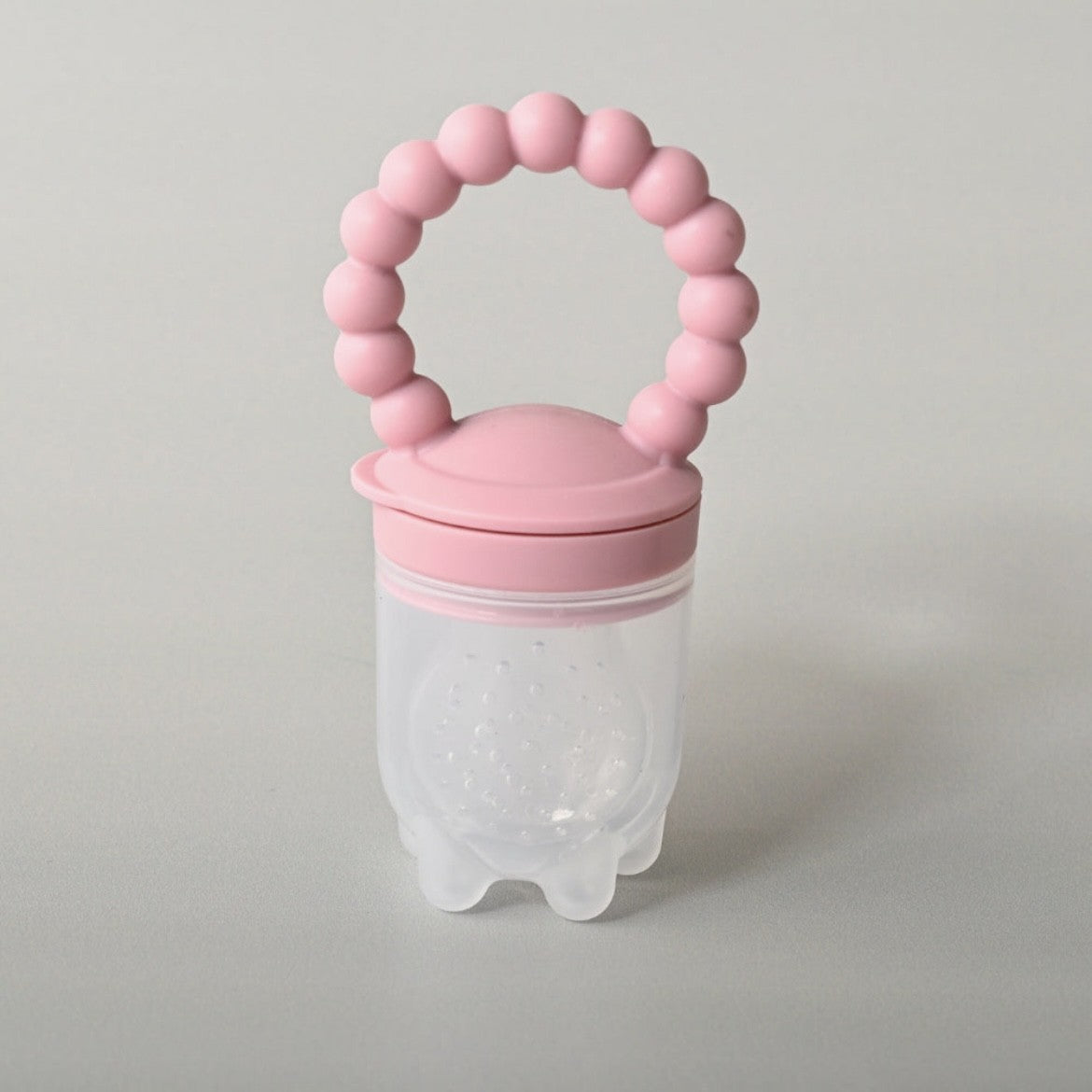 Pink Baby Silicone Food Feeder