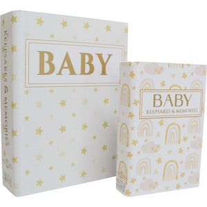 Baby Keepsake Book Boxes