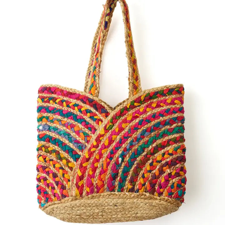 Woven Sari Bag