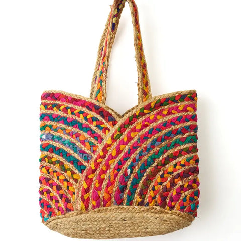 Woven Sari Bag