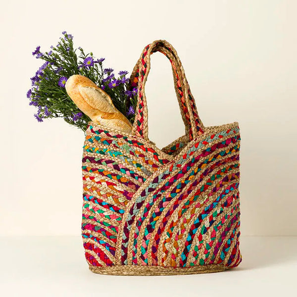 Woven Sari Bag