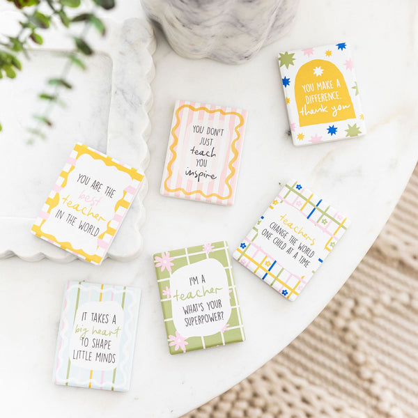 Big Heart Teacher Magnet