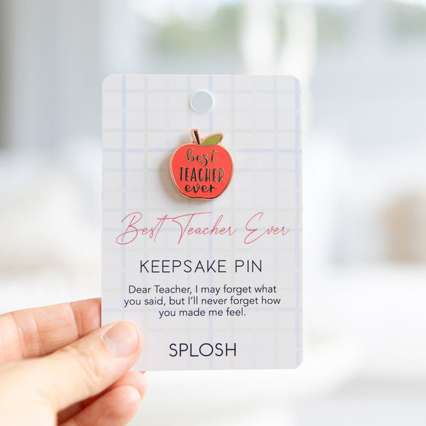 Best Teacher Keepsake Pin