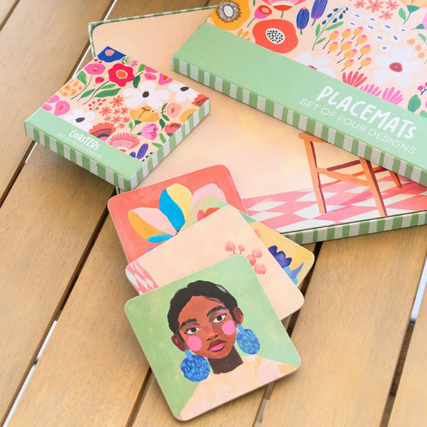 Billie Coasters Set of 4