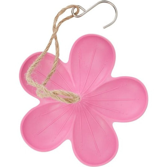 Pink Bamboo Bird Feeder