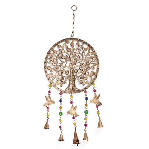 Birds Tree Of Life Hanging Wind Chime