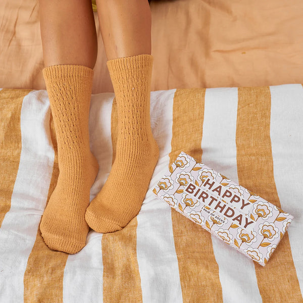 Happy Birthday Boxed Gift Socks