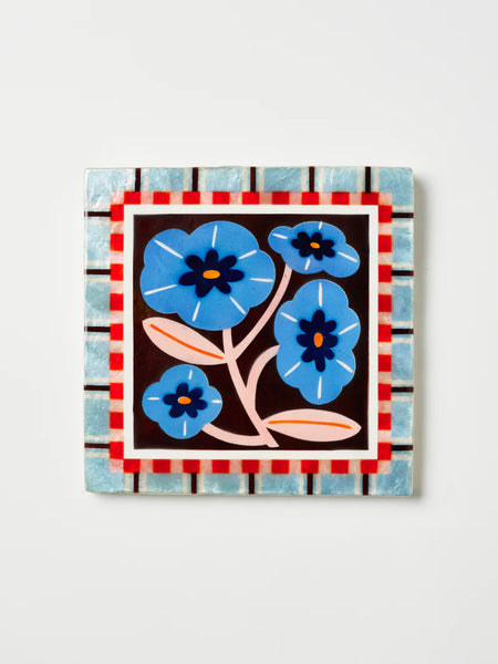 Bloom Nouveau Blue Wall Tile
