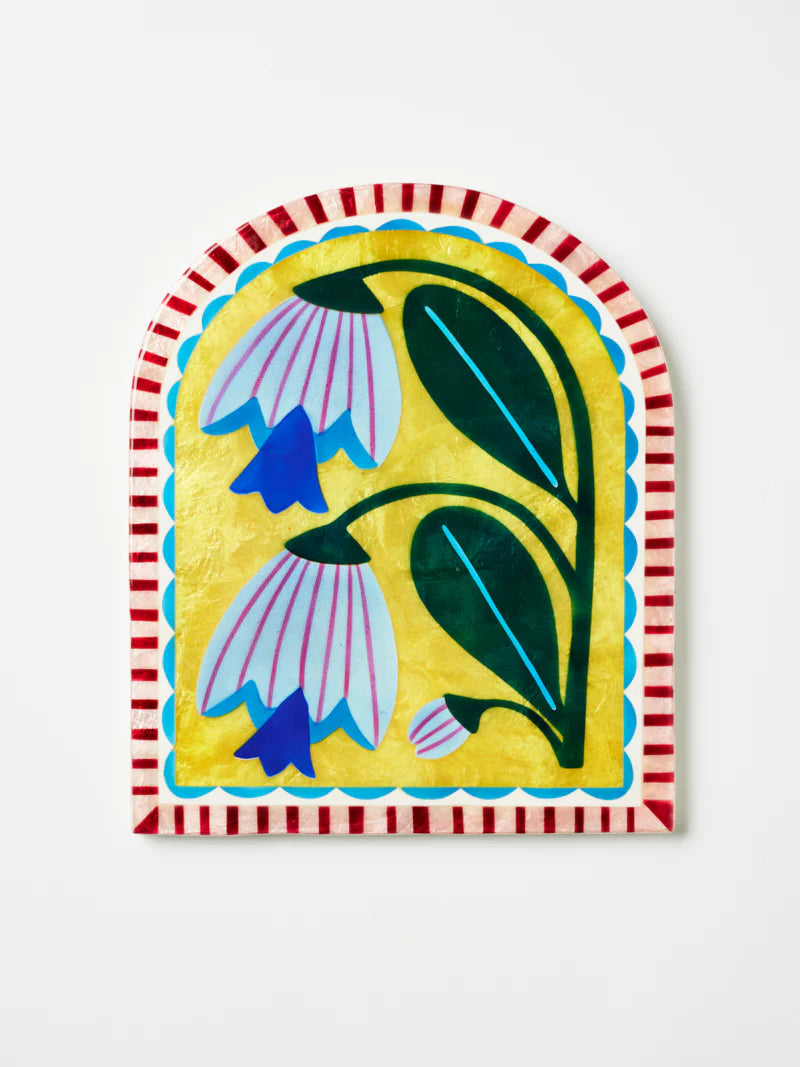 Bloom Nouveau Yellow Arch Wall Tile – Kat's Living Gifts