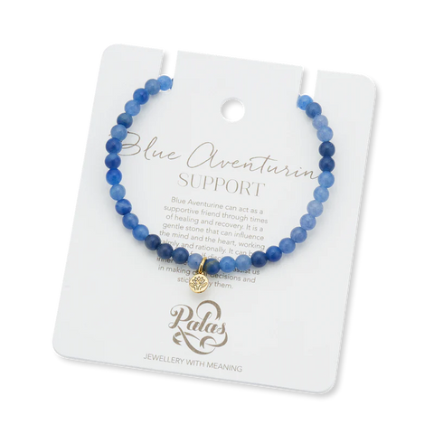 Blue Aventurine Healing Gem Bracelet | Palas