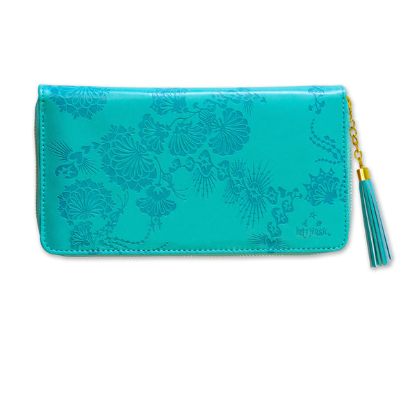 Travel Clutch | Turquoise Twist