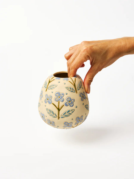 Blue Floret Pollen Vase