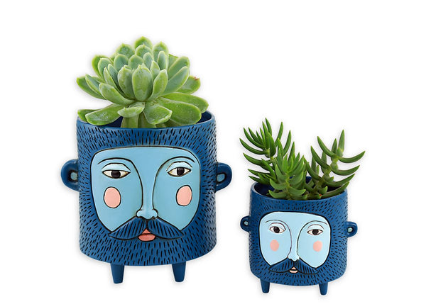 Hairy Jack Blue Pot | Allen Designs