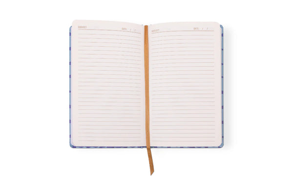 Blue Lattice Tulip Bound Journal