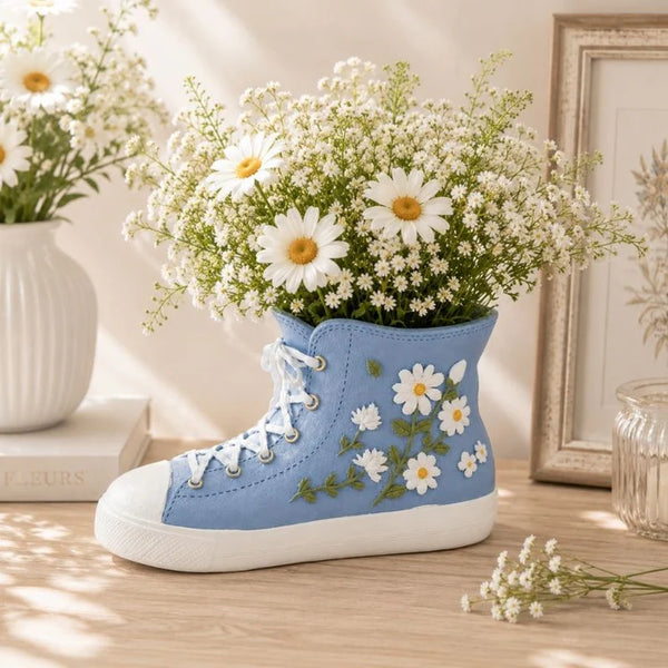 Blue Sneaker Pot