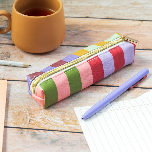 Bold Stripe Pen & Pouch Set