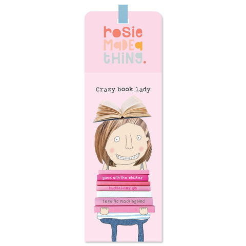 Crazy Book Lady Bookmark | Rosie Made A Thing